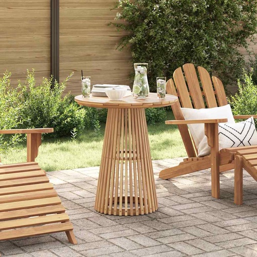 Garden Dining Table Brown 70 x 70 x 75 cm Solid teak wood