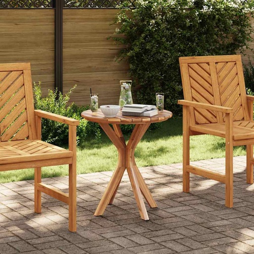 Bistro Table Brown 70 x 70 x 75 cm Solid teak wood