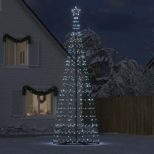 LED Christmas Tree Cool White 160 x 160 x 503 cm Iron