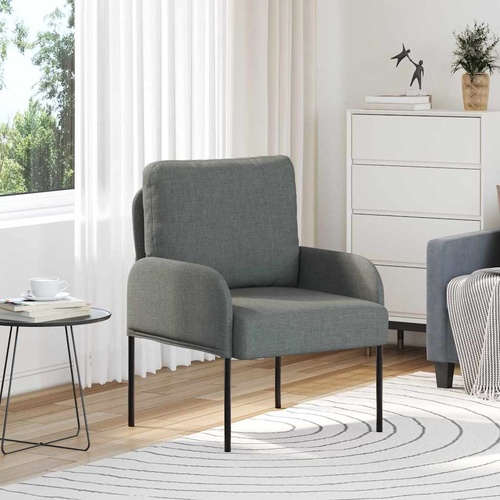Sofas with Cushion Dark Grey 60 x 56 x 80 cm Plywood