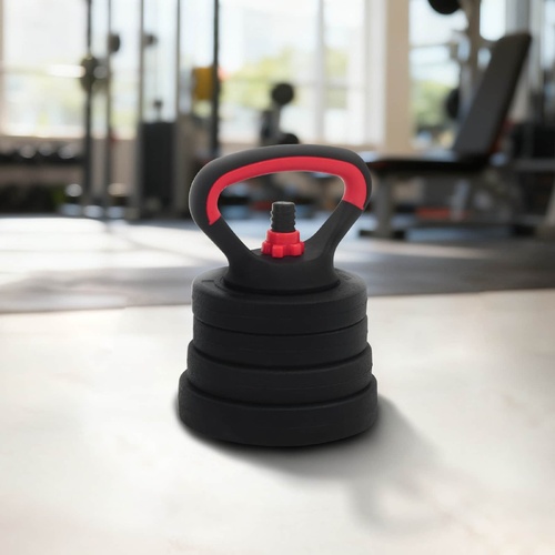 4-in-1 Dumbbell Set Black and Red 121 x 19.5 x 19.5 cm
