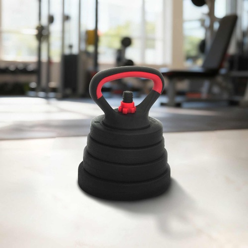 4-in-1 Dumbbell Set Black and Red 121 x 19.5 x 19.5 cm