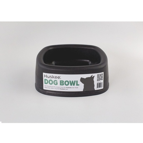 Huskee Dog Bowl Charcoal