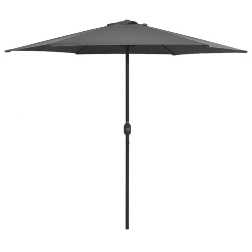 Garden Parasol with Aluminium Pole 270x246 cm Anthracite
