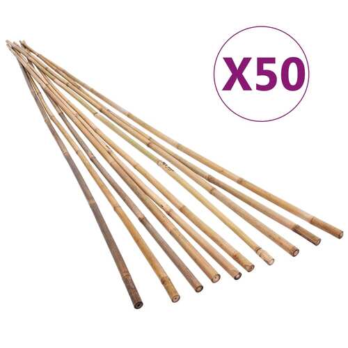 Garden Bamboo Stakes 50 pcs 120 cm