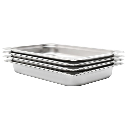 Gastronorm Containers 4 pcs GN 1/1 65 mm Stainless Steel