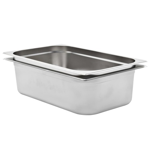 Gastronorm Containers 2 pcs GN 1/1 150 mm Stainless Steel