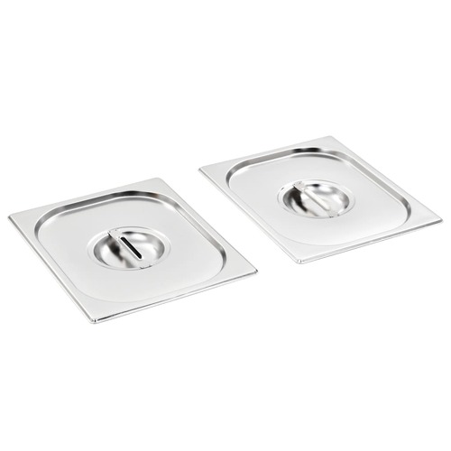 Lids for GN 1/2 Pan 2 pcs  Stainless Steel