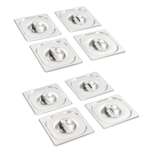 Lids for  GN 1/6 Pan 8 pcs Stainless Steel