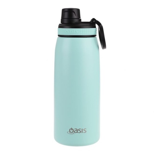 Oasis Stainless Steel Double Wall Insulated Sports Bottle with Screw Cap -780ml Mint