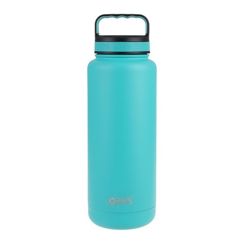 Oasis Stainless Steel Double Wall Insulated Drink Bottle Turquoise 1.2L Titan