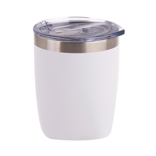 Oasis Stainless Steel Double Wall Insulated Old Fashion Tumbler 300ml - Matte White