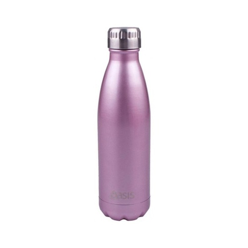 Oasis Stainless Steel Double Wall Insulated Drink Bottle 750ml - Blush