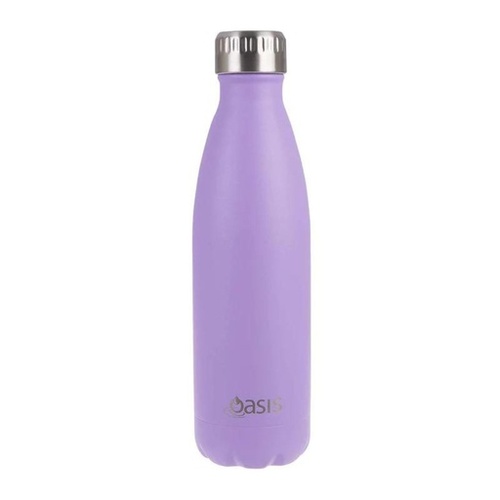 Oasis Stainless Steel Double Wall Insulated Drink Bottle 500Ml - Matte Lavender 8881MLV