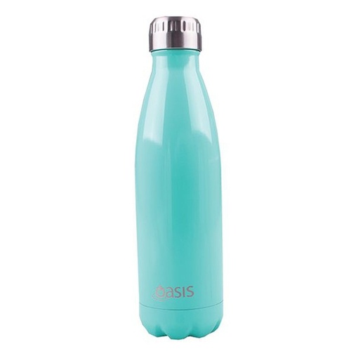 Oasis Stainless Steel Double Wall Insulated Drink Bottle 500ml - Spearmint