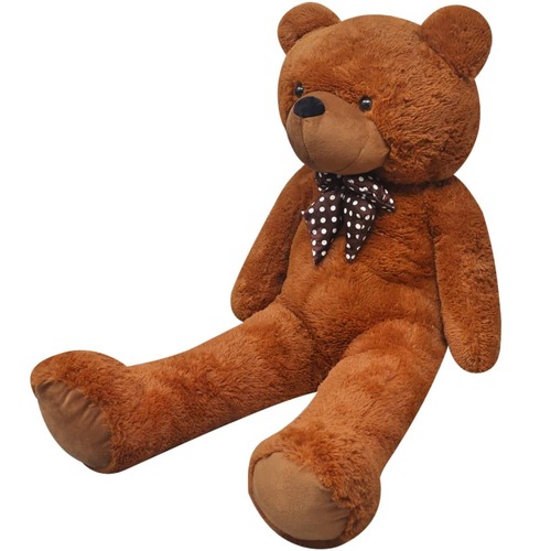 XXL Soft Plush Teddy Bear Toy Brown 160 cm