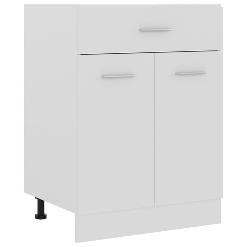 Drawer Bottom Cabinet Lyon White 60x46x81.5 cm Engineered Wood