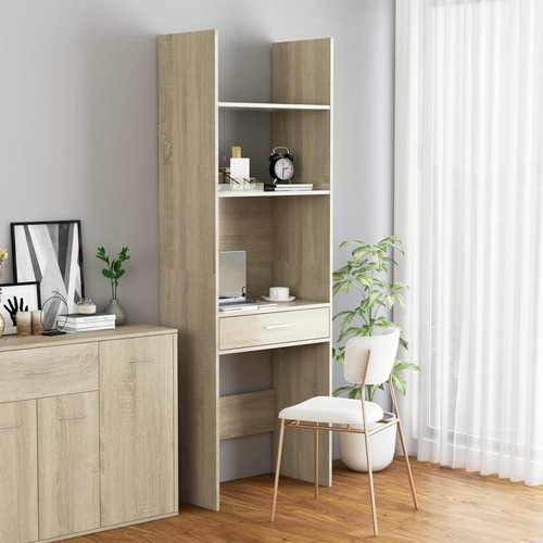 Book Cabinet Sonoma Oak 60x35x180 cm Engineered Wood