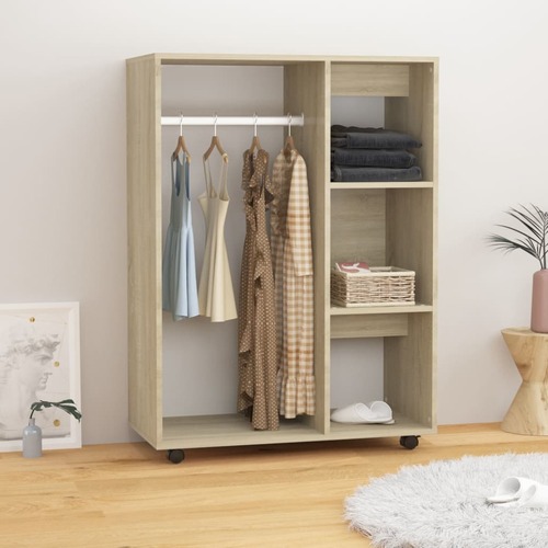 Wardrobe Sonoma Oak 80x40x110 cm Engineered Wood