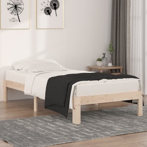 Bed Frame Solid Wood 90x190 cm