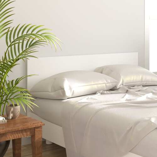 Bed Headboard White 160 cm Engineered Wood