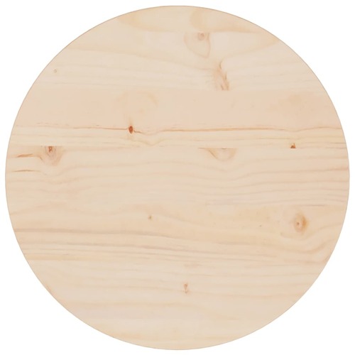 Table Top Ø40x2.5 cm Solid Wood Pine