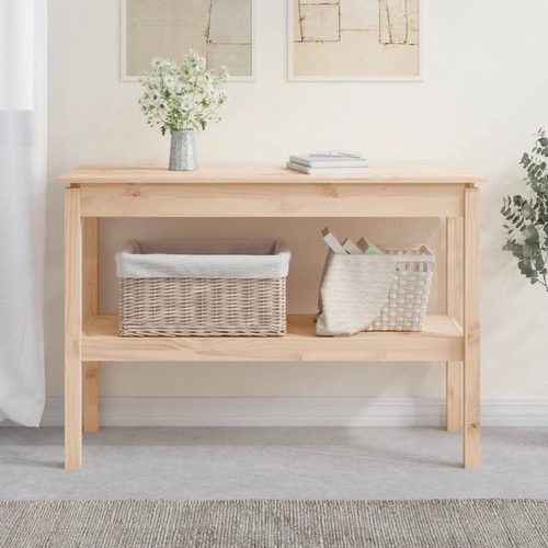 Console Table 110x40x75 cm Solid Wood Pine