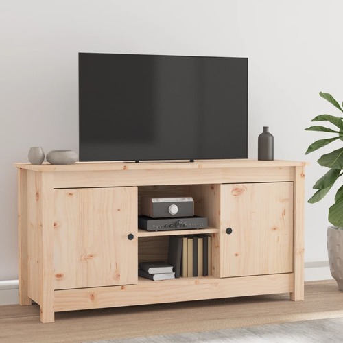 TV Cabinet 103x36.5x52 cm Solid Wood Pine