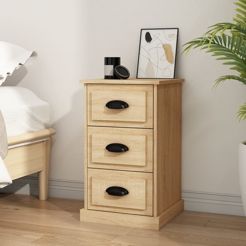 Bedside Cabinet Sonoma Oak 39x39x67 cm Engineered Wood