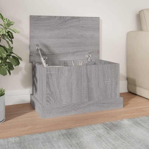 Storage Box Grey Sonoma 50x30x28 cm Engineered Wood