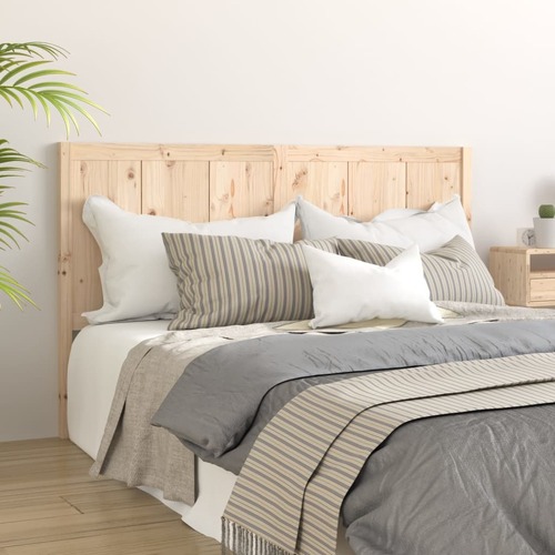 Bed Headboard 140.5x4x100 cm Solid Pine Wood