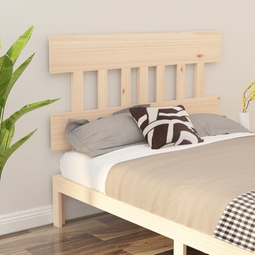 Bed Headboard 153.5x3x81 cm Solid Wood Pine
