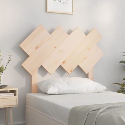 Bed Headboard 92x3x81 cm Solid Wood Pine