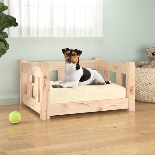 Dog Bed 55.5x45.5x28 cm Solid Wood Pine