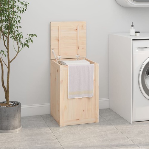 Laundry Box 44x44x66 cm Solid Wood Pine