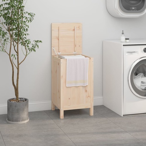 Laundry Box 44x44x76 cm Solid Wood Pine