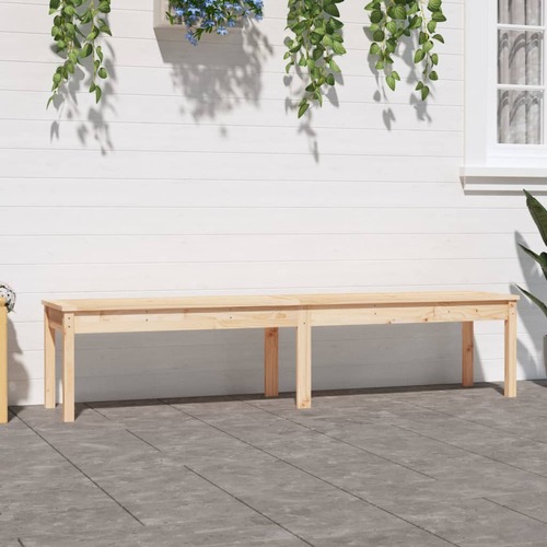 2-Seater Garden Bench 203.5x44x45 cm Solid Wood Pine