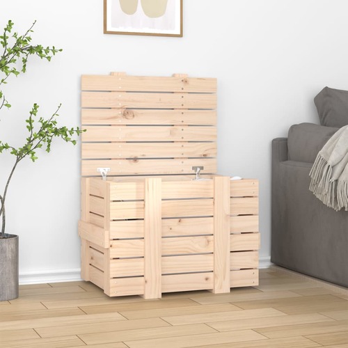 Storage Box 58x40.5x42 cm Solid Wood Pine