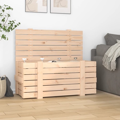 Storage Box 91x40.5x42 cm Solid Wood Pine