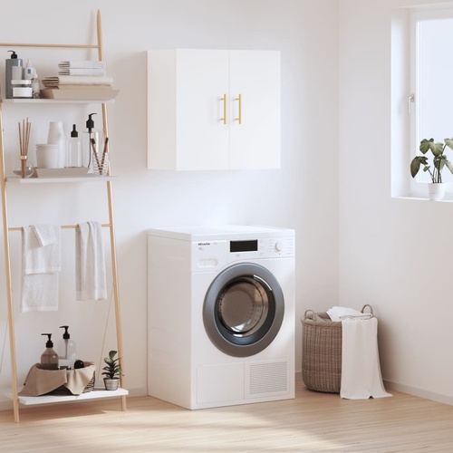 Wall Cabinet White 60x31x60 cm Engineered Wood