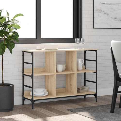 Sideboard Sonoma Oak 102x32x73.5 cm Engineered Wood