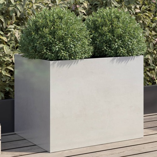 Planter Silver 62x47x46 cm Stainless Steel