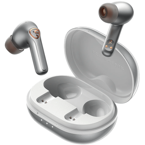 SOUNDPEATS H2 Hybrid Dual Driver True Wireless Earbuds Silver