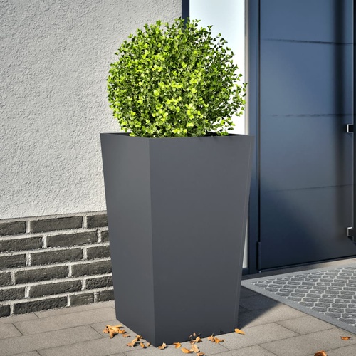Garden Planter Anthracite 45x45x75 cm Steel