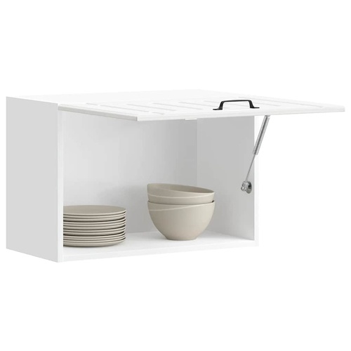 Kitchen Wall Cabinet "Lucca" High Gloss White Engineered Wood