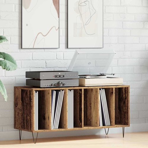 Record Cabinet Artisan oak 100 x 38 x 48 cm Engineered Wood