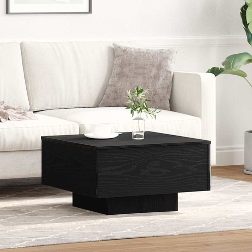 Coffee Table Black Oak 55 x 55 x 31 cm