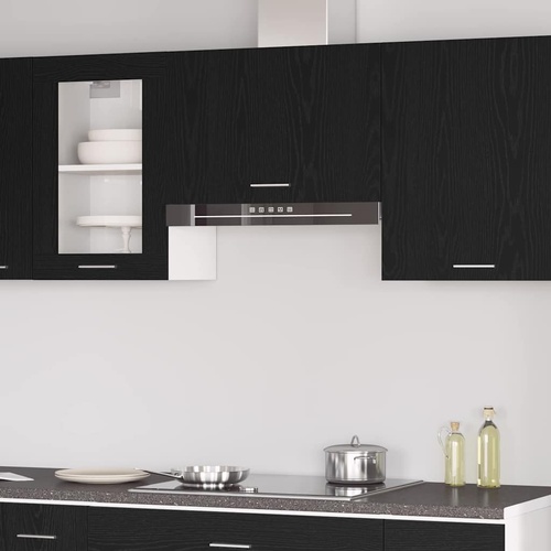 Hanging Cabinet Lyon Black Oak 60 x 31 x 40 cm Engineered Wood