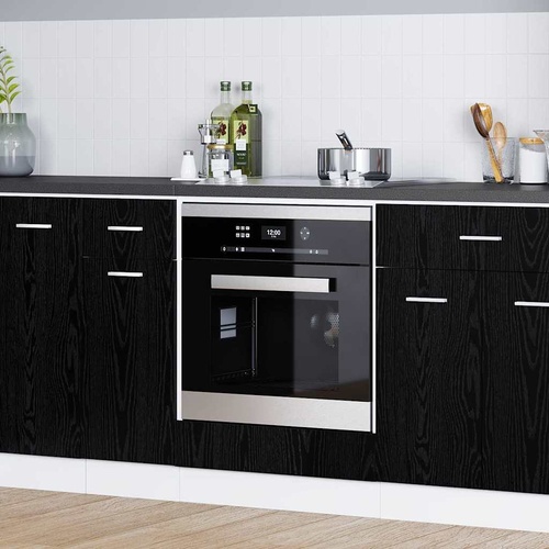 Hanging Cabinet Black Oak 60 x 46 x 81,5 cm Engineered Wood