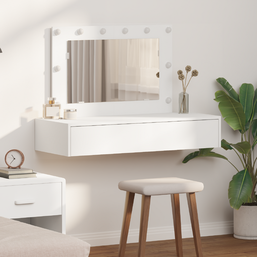 Dressing Table White 100 x 40 x 70 cm Engineered Wood